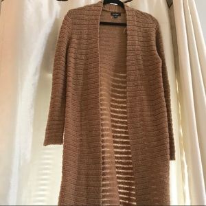 Lord & Taylor long open front cardigan